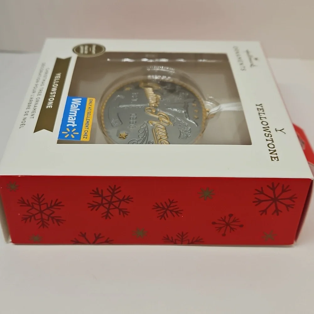 Hallmark Yellowstone Dutton Ranch Belt Buckle Christmas Tree Ornament